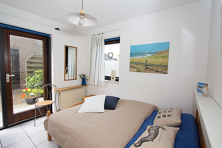 Ferienhaus Klinkerwand 73 für 6 Personen von Privat auf Texel Schlafzimmer Erdgeschoss